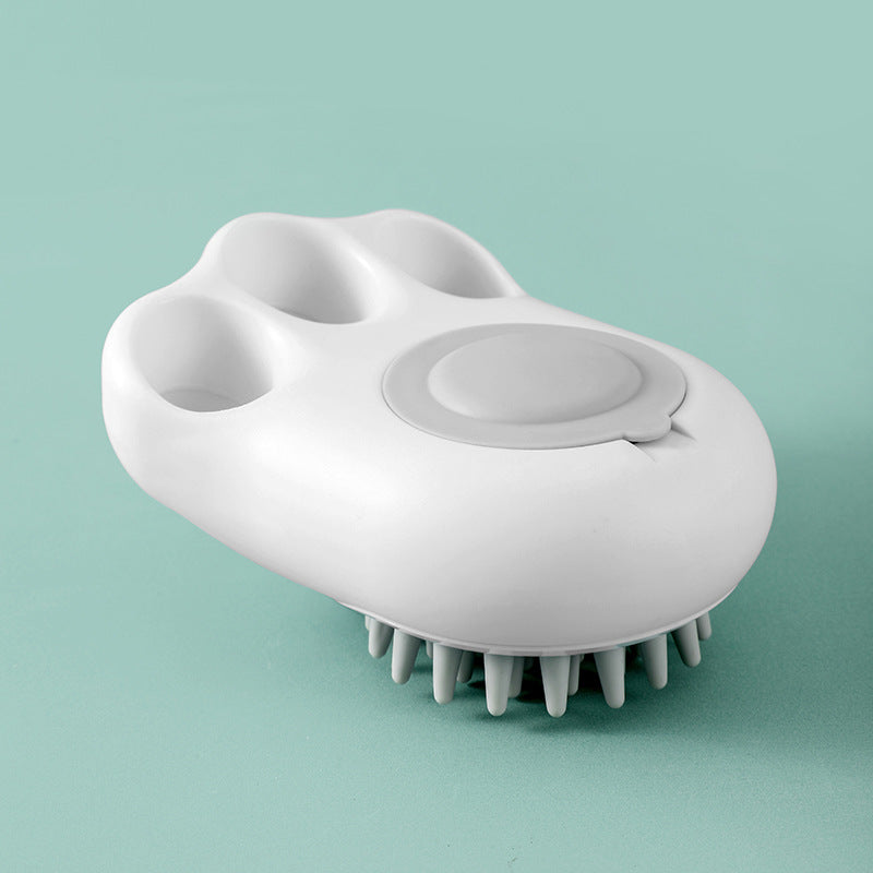 Durable Cartoon Shaped Paw Bath Brush for Cats and Dogs