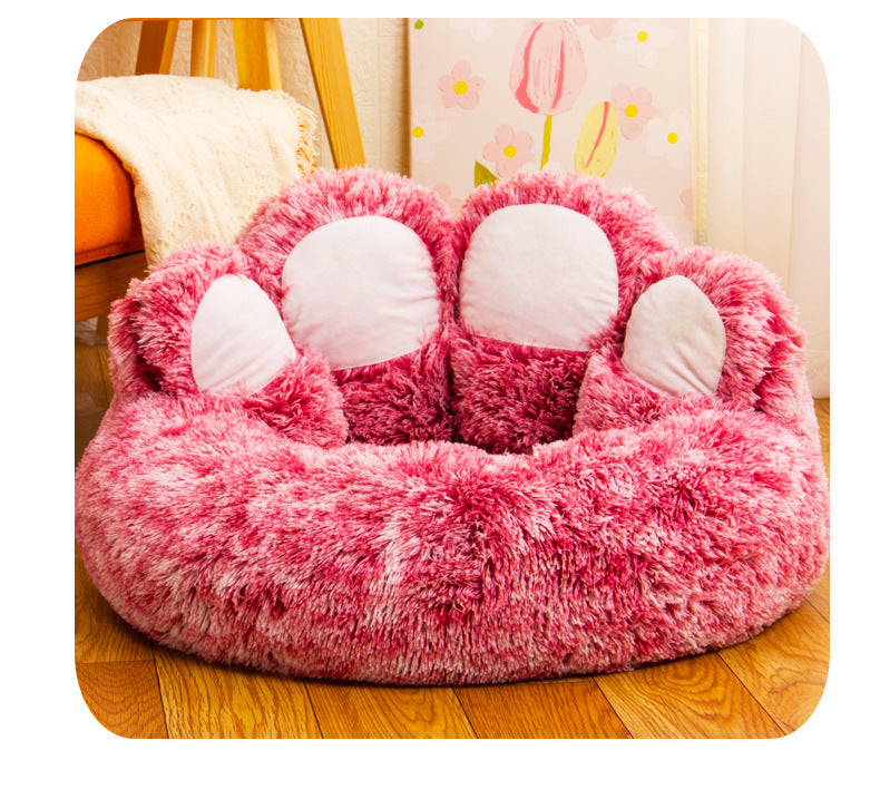 Cute Bear Paw Dog Bed