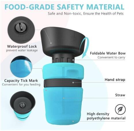 Portable Pet Travel Water Bottle for Dogs