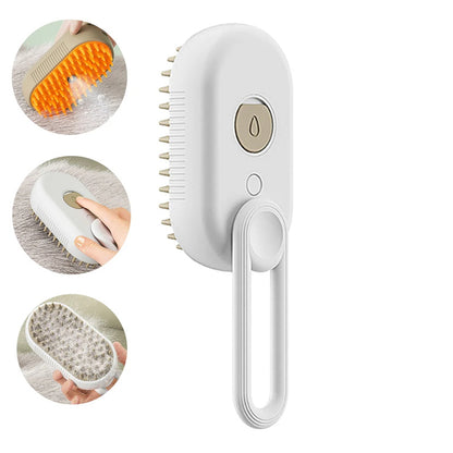 3-in-1 Electric Steam Pet Brush