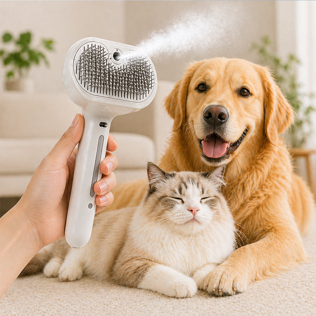 Pet Spray Hair Comb for Dogs and Cats
