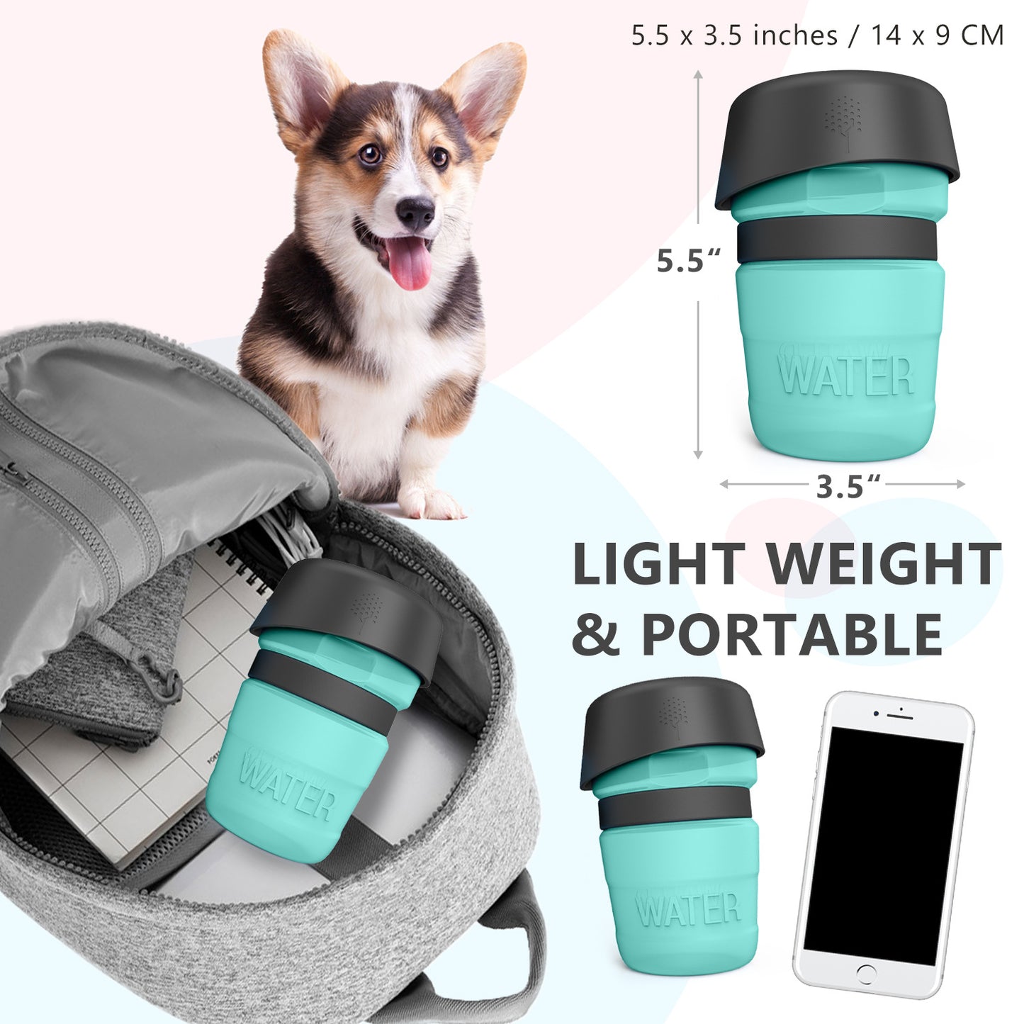 Portable Pet Travel Water Bottle for Dogs