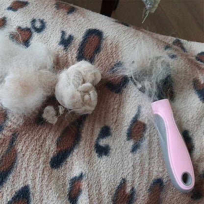 2-in-1 Pet Dematting & Deshedding Comb for Dogs & Cats | Fur, Hair & Undercoat Care Grooming Brush