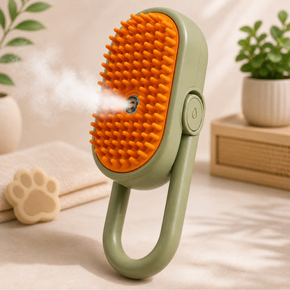 3-in-1 steam pet brush