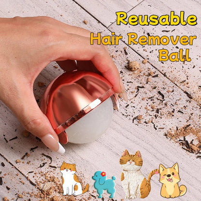 Reusable Pet Hair Remover Ball – Washable Sticky Gel Lint Roller for Dogs & Cats
