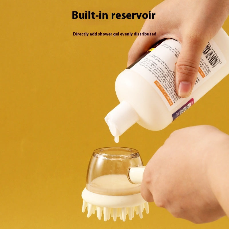 3 In 1 Pet Bath Brush For Dogs And Cats