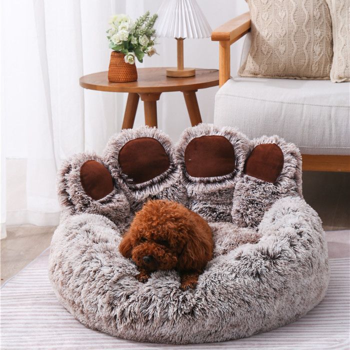 Cute Bear Paw Dog Bed