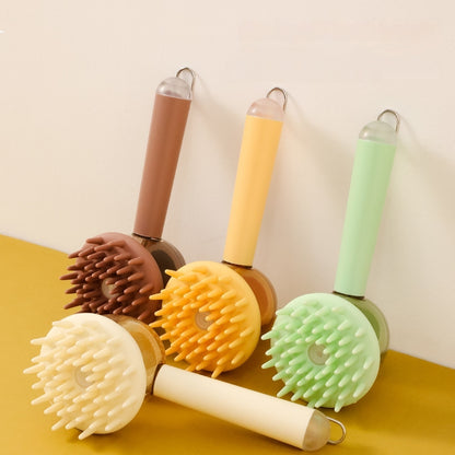 3 In 1 Pet Bath Brush For Dogs And Cats