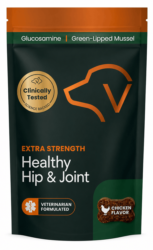 Advanced Glucosamine Joint Supplement For Dogs – Glucosamine, MSM, DMG & Green-Lipped Mussel, Chicken Flavor