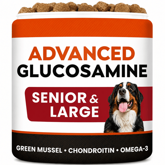 Advanced Glucosamine Joint Supplement For Dogs – Green-Lipped Mussel & Collagen Support, Bacon Flavor