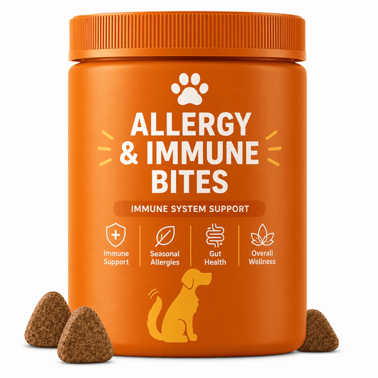 Allergy Chews For Dogs – Skin & Immune Support, Peanut Butter Flavor