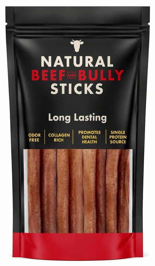 Beef Bully Sticks For Dogs – Odor-Free Natural Chew Treats