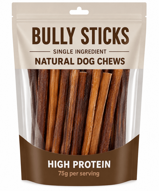 Bully Sticks For Dogs – Natural Chew Treats For Small, Medium & Large Breeds