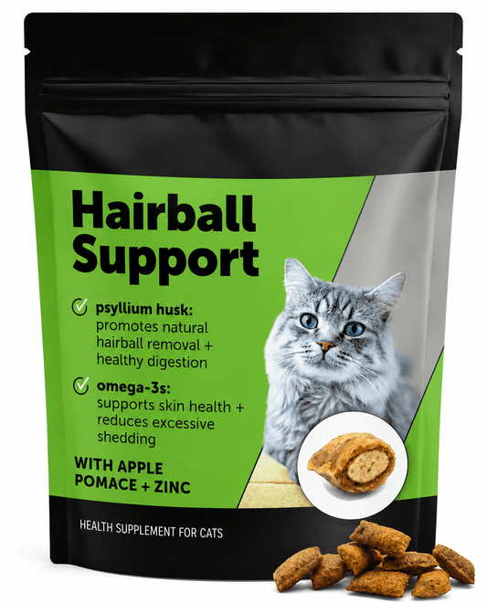 Cat Hairball Treats – Crunchy & Creamy Dual-Texture Formula With Fiber & Fish Oil