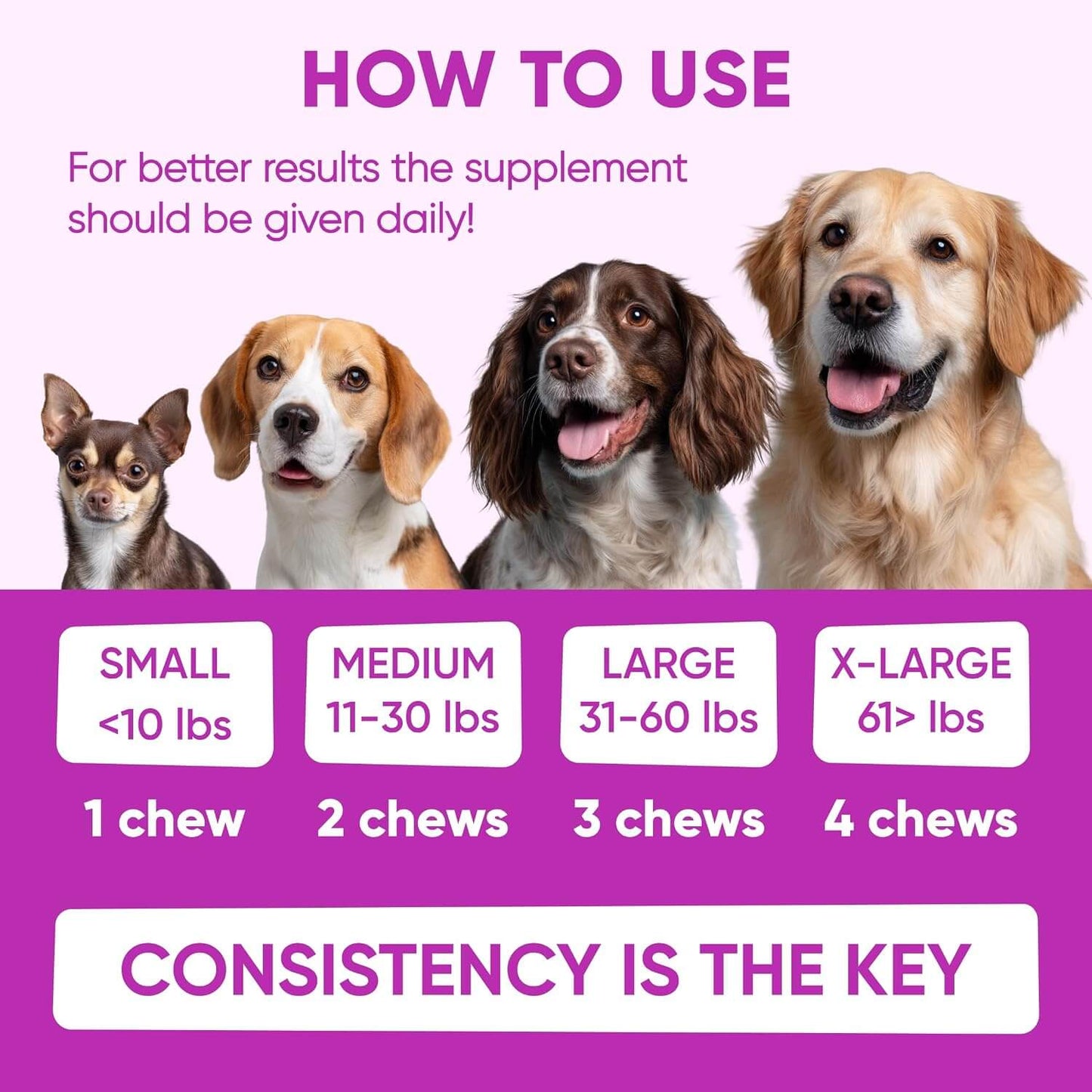Dog Allergy Relief Chews – Skin & Coat Support Soft Chews With Omega-3 Fish Oil