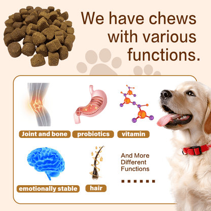 Dog Calming Soft Chews – Relaxation & Calmness Support Supplement