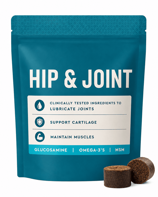 Glucosamine Hip & Joint Chews For Dogs – Glucosamine, MSM & Krill Oil Support, Chicken Flavor