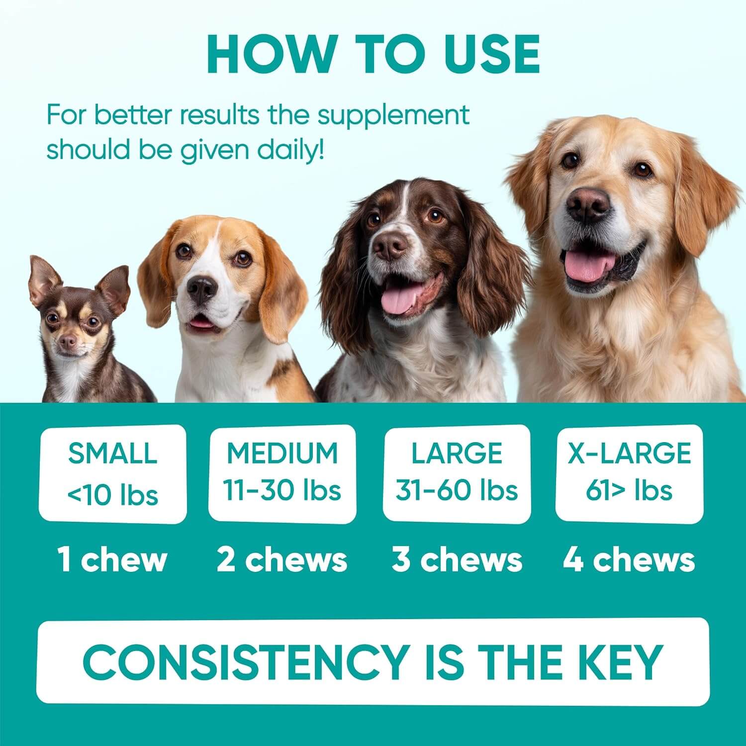 Hemp Calming Chews for Dogs – Calming & Relaxation Support Soft Chews, 120 Count