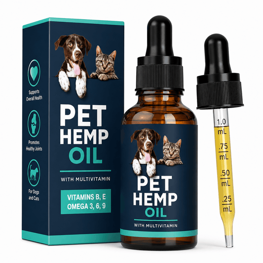Hemp Oil For Dogs & Cats – Calming, Relaxation & Joint Wellness Support