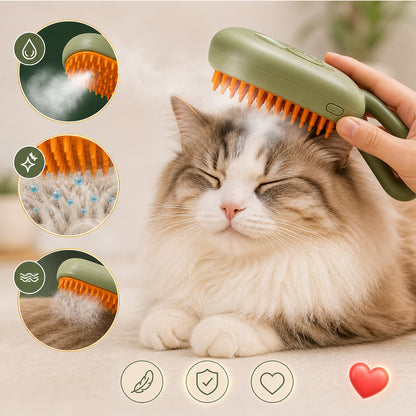 Pet grooming tool for detangling dog and cat hair