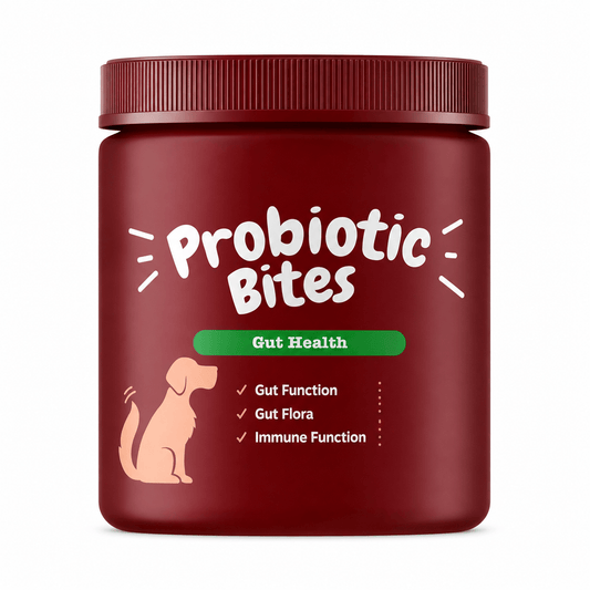 Probiotic Soft Chews For Dogs – Digestive & Gut Health Support, Bison Flavor