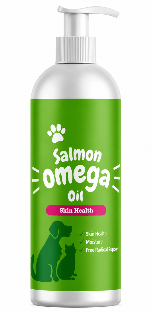 Salmon Oil For Dogs & Cats – Omega-3 & Hemp Nutritional Support