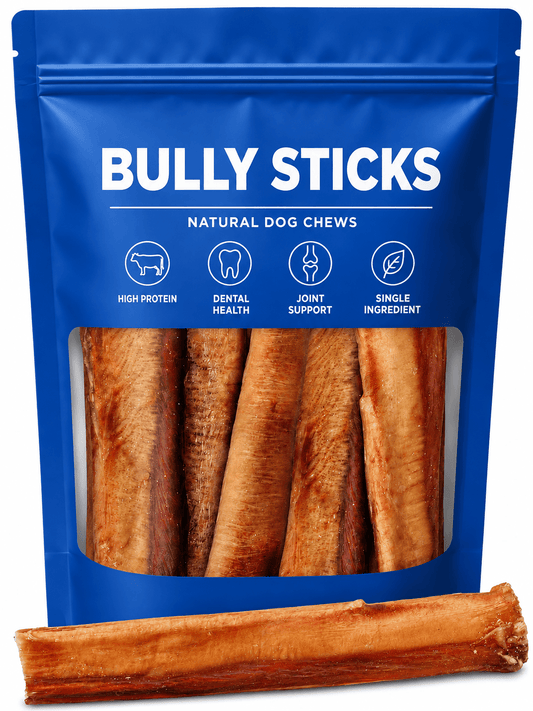 Thick Bully Sticks For Dogs – Durable Natural Chew Treats