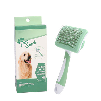 Self Cleaning Slicker Brush for Dogs and Cats