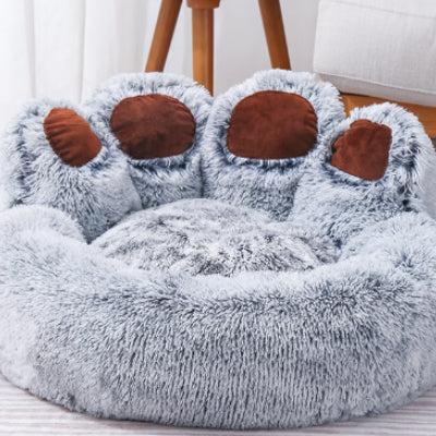 Cute Bear Paw Dog Bed