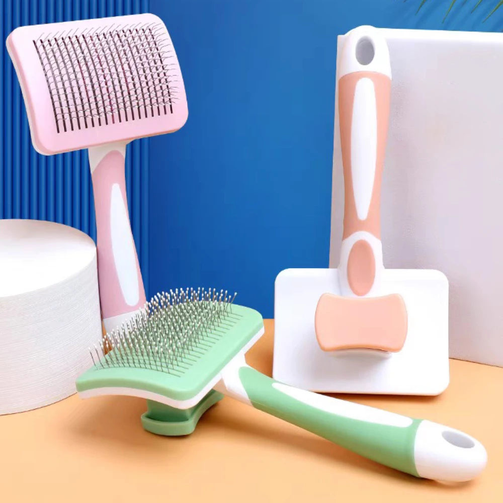Self Cleaning Slicker Brush for Dogs and Cats