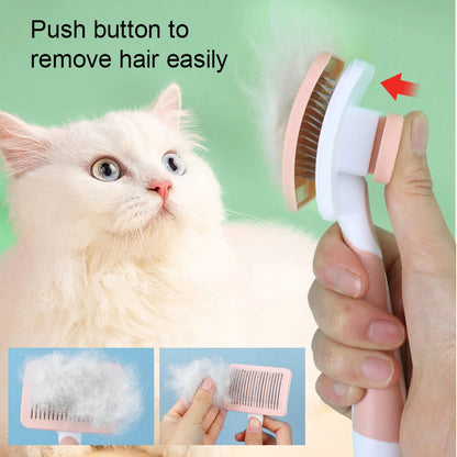 Self Cleaning Slicker Brush for Dogs and Cats