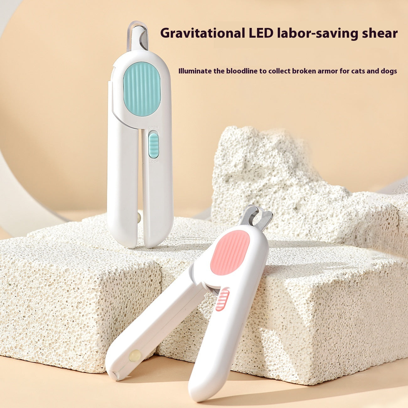 Pet LED Cat Nail Scissors