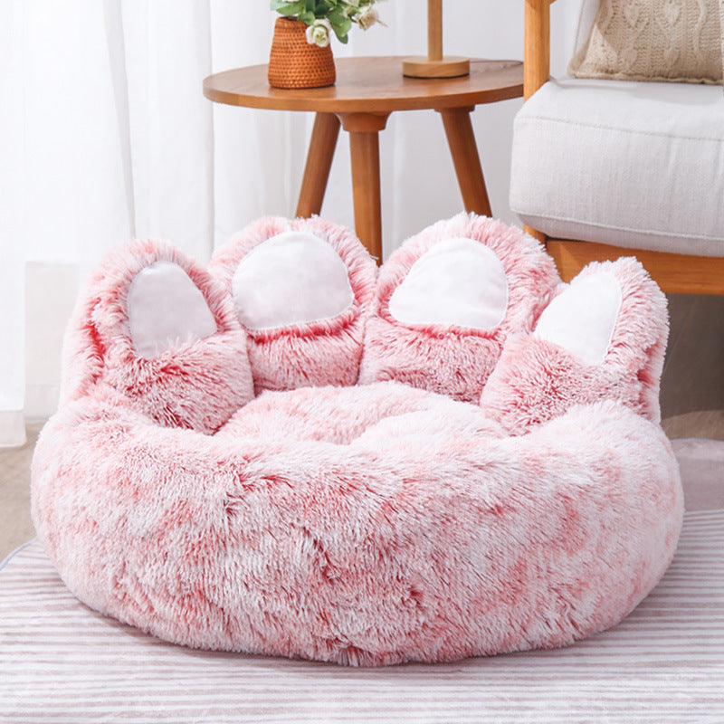 Cute Bear Paw Dog Bed