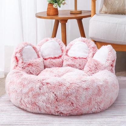 Cute Bear Paw Dog Bed