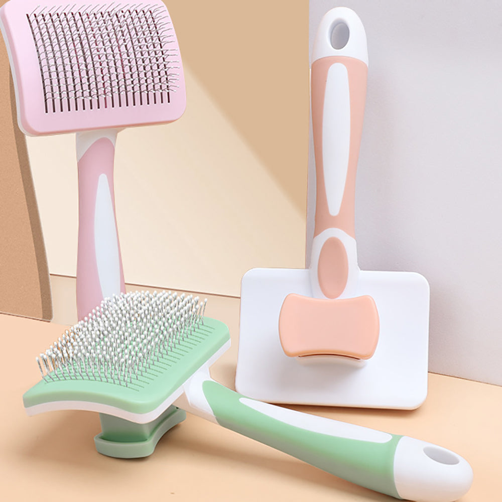 Self Cleaning Slicker Brush for Dogs and Cats