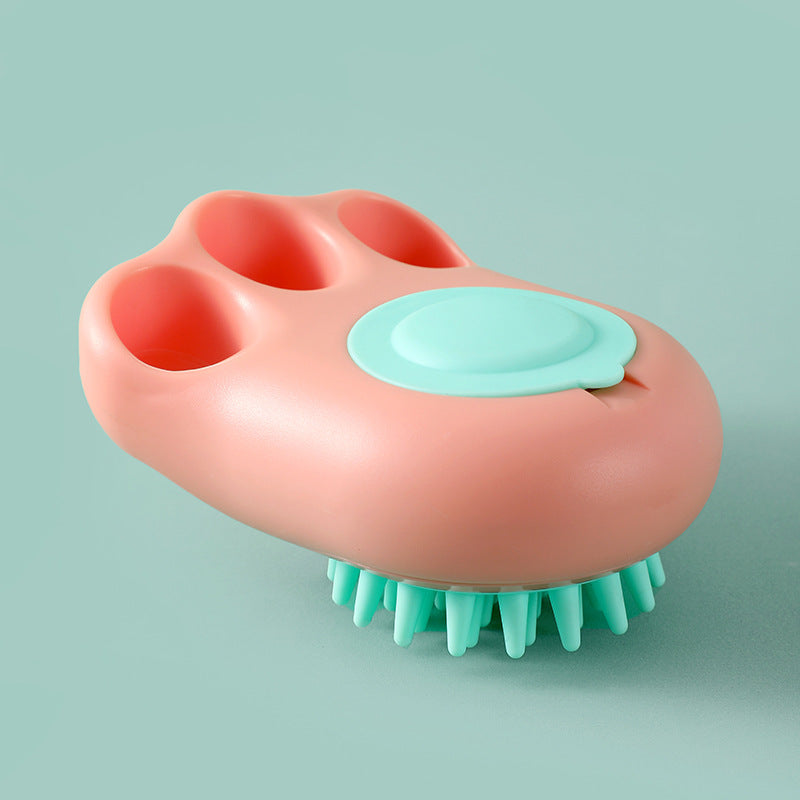 Durable Cartoon Shaped Paw Bath Brush for Cats and Dogs