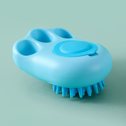 Durable Cartoon Shaped Paw Bath Brush for Cats and Dogs