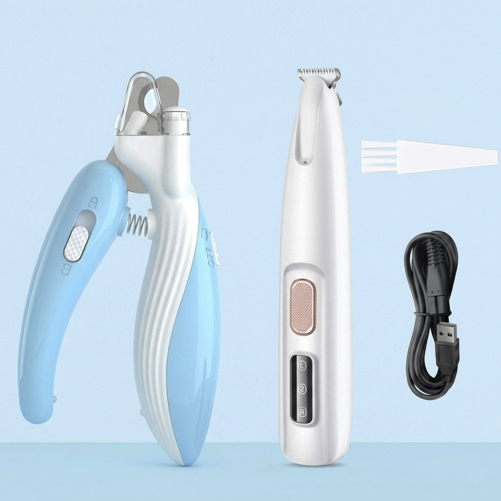 Pets Dog Paw Trimmer With LED Light