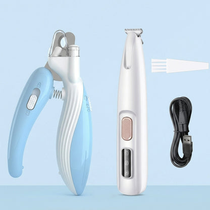 Pets Dog Paw Trimmer With LED Light