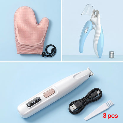 Pets Dog Paw Trimmer With LED Light