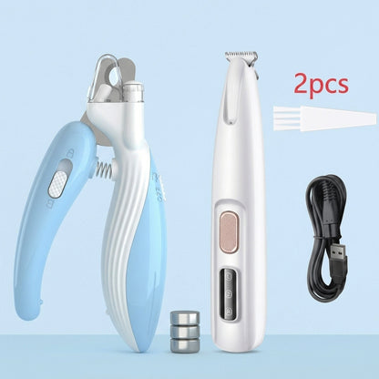 Pets Dog Paw Trimmer With LED Light